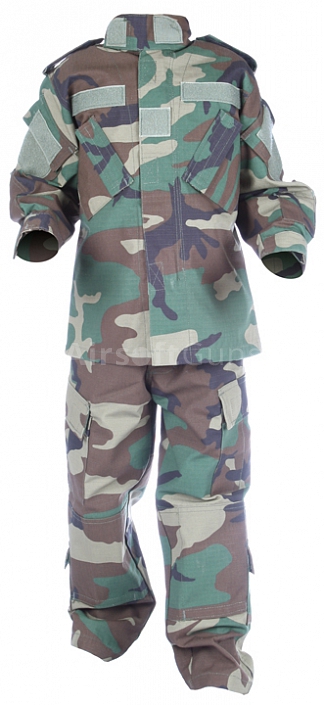 Kompletní dětská US ACU uniforma, woodland, 130 cm, ACM