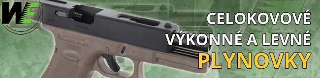Plynové airsoft zbraně WE Tech |AirsoftGuns