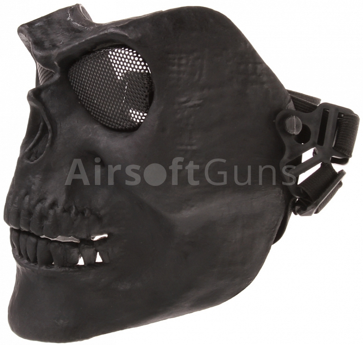 Ochranná maska SKULL, malá, černá, ACM