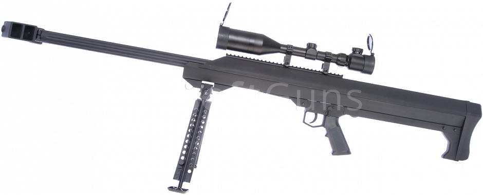 Barrett M99, dvojnožka, optika, Snow Wolf, SW-01A