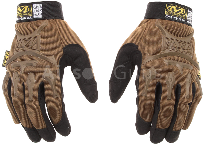 Taktické rukavice M-Pact, TAN, L, Mechanix | AirsoftGuns