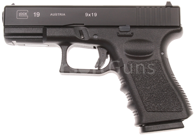 Custom Glock 19, GBB, kov, AirsoftGuns