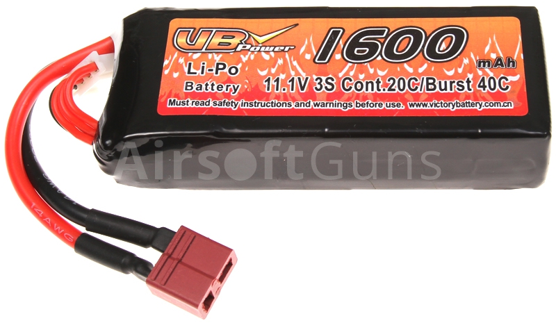 Akumulátor VB Li-Pol 11,1V, 1600 mAh, 20C, mini block, VB Power