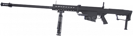 Barrett M107A1, Black, dvojnožka, Snow Wolf, SW-013
