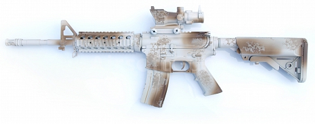 Camo Custom M4 SOPMOD, 160 m/s, AirsoftGuns, CM.007