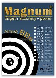 Kuličky 6mm 0,12g, 5000 ks, Magnum