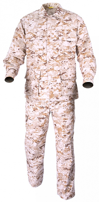 Kompletní US BDU uniforma, digital desert, L, ACM