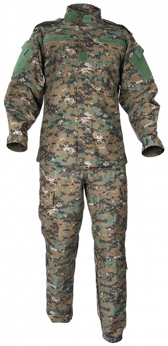 Kompletní US ACU uniforma, digital woodland, L, ACM