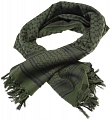 Šátek shemag, 110x110, zeleno, černý, ACM