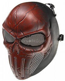 Ochranná maska Punisher, červená, ACM