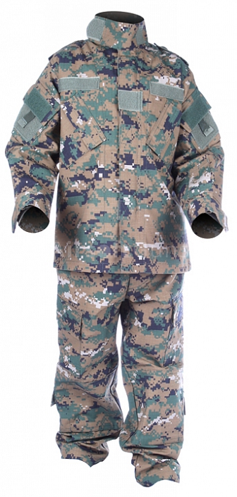 Kompletní dětská US ACU uniforma, digital woodland, 130 cm, ACM