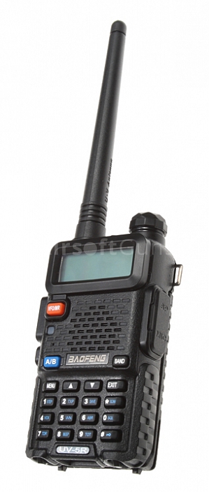 PMR, UHF, VHF UV5R, LCD displej, handsfree, Baofeng