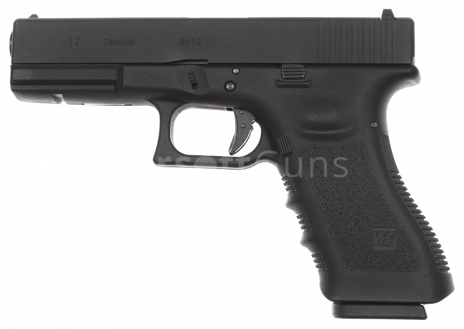 Glock 17, rám gen. 3, Black, GBB, WE
