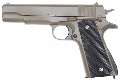 Colt M1911A1, kov, Desert, Galaxy, A&K, G.13D