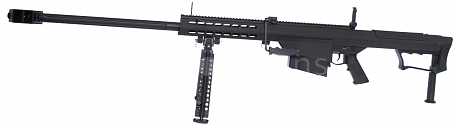 Barrett M107, úsťová brzda M82, Black, dvojnožka, Snow Wolf, SW-013B