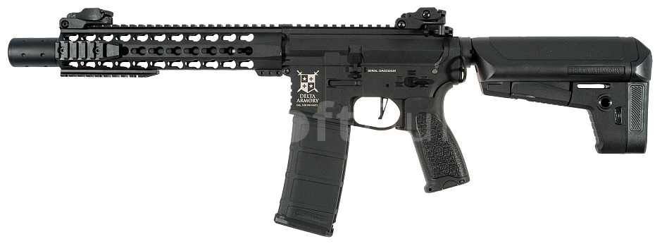 M4 AR15 KeyMod 10" PREDATOR, plast, Charlie, černá, Delta Armory, C07