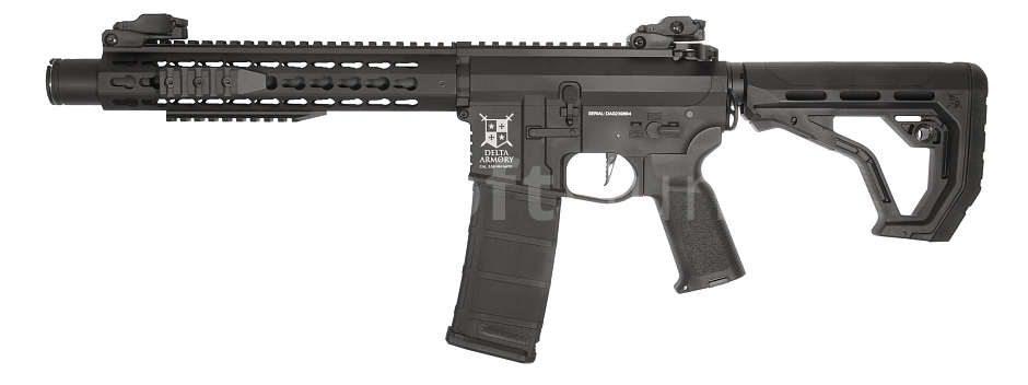 M4 AR15 KeyMod 10", kov, Alpha, Eagle, černá, Delta Armory, A06-EGL