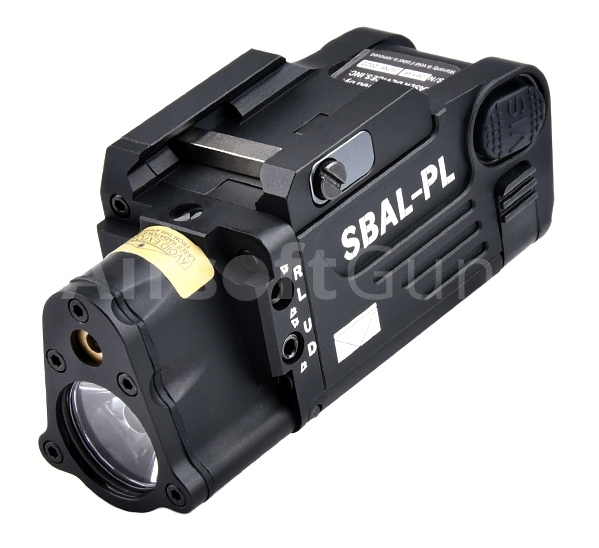Taktická svítilna SBAL-PL, 400 lm, laser, černá, T-Eagle