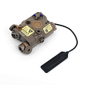 Box AN/PEQ 15, LED svítilna, laser, tan, WADSN