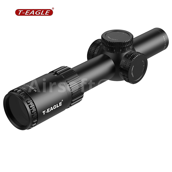 Puškohled EOS 1,2-6X24IR, podsvícení, černý, T-Eagle