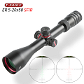 Puškohled ER 5-20X50SFIR, podsvícení, libela, černý, T-Eagle
