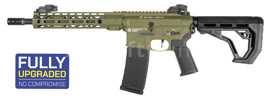 FREYA R15 M-LOK 10", gen.2, kov, OD, Delta Armory, FRY-A23-OD