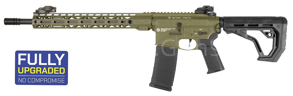 FREYA R15 M-LOK 14", gen.2, kov, OD, Delta Armory, FRY-A24-OD