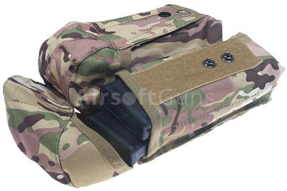 Sumka na zásobníky AK/M4, dvojitá, multicam, ACM