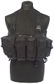 Chest Rig Tactical, černý, ACM