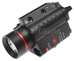 Celokovová taktická svítilna M7P, LED, laser, černá, ACM