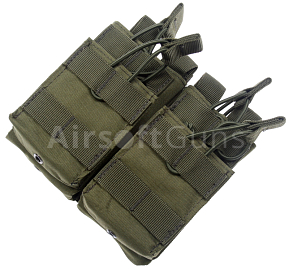 Sumka na zásobníky 4x M4/AK, Molle, OD, ACM