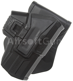 Pistolové pouzdro FAB Scorpus G-9, Glock, černé, ACM