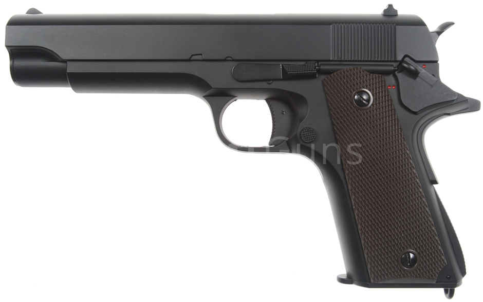 Colt M1911 AEP, mosfet, Black, Cyma, CM.123S