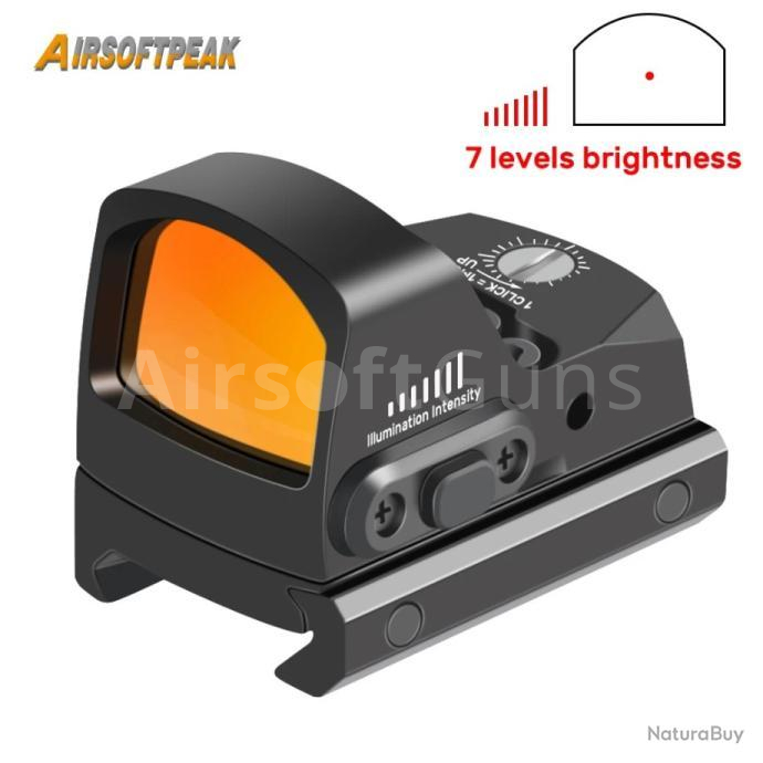 Mikro reflexní kolimátor UUQ HD1079, černý, T-Eagle