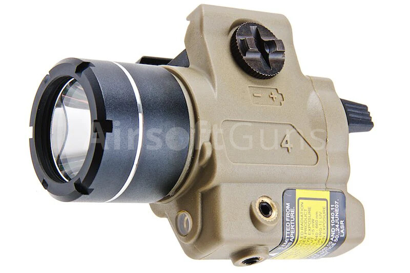 Taktická svítilna SOTAC TLR-4 LED, červený laser, TAN, T-Eagle