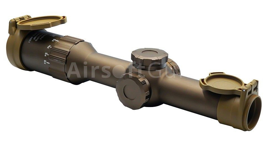 Puškohled Sig Sauer TANGO 1-6X24IR, podsvícení, TAN, T-Eagle