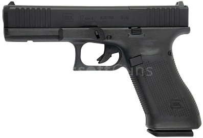 Glock 17 Gen 5 FS MOS, ocelový CNC závěr, Black, GBB, Umarex