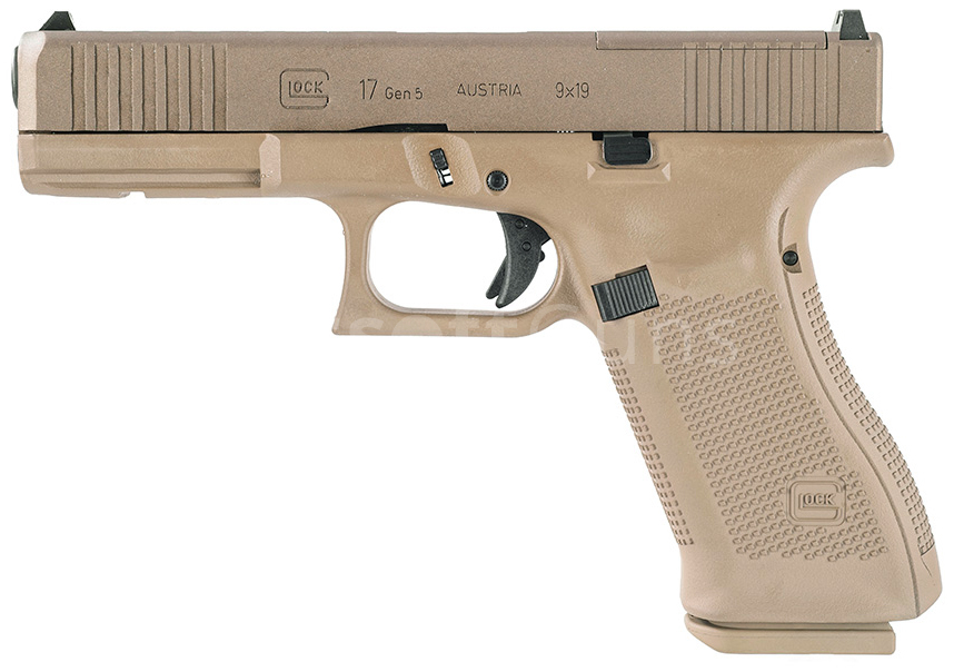 Glock 17 Gen 5 FS MOS, Bronze Cerakote, GBB, Umarex