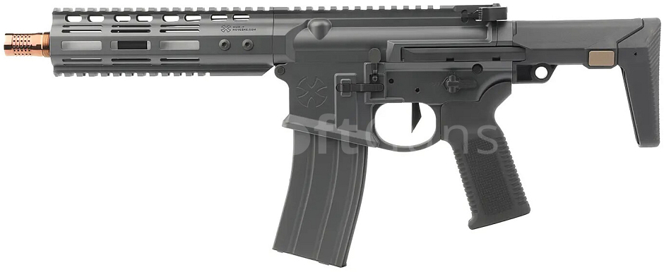 Noveske N4 Ghetto Blaster NHR-7, 7.94 Inch, Gen 3, GBBR, Grey, Double Eagle