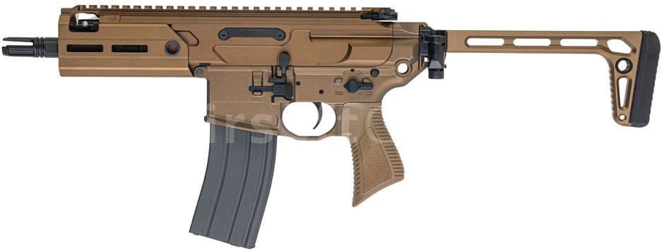 Salvo Precision MCX Rattler, 5.5 Inch, GBBR, TAN, Double Eagle