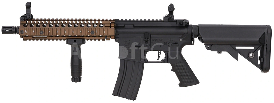 Colt x Daniel Defense MK18 SA-P19 Prime BLDC Aster II ETU, 10.5", Chaos Bronze, Specna Arms
