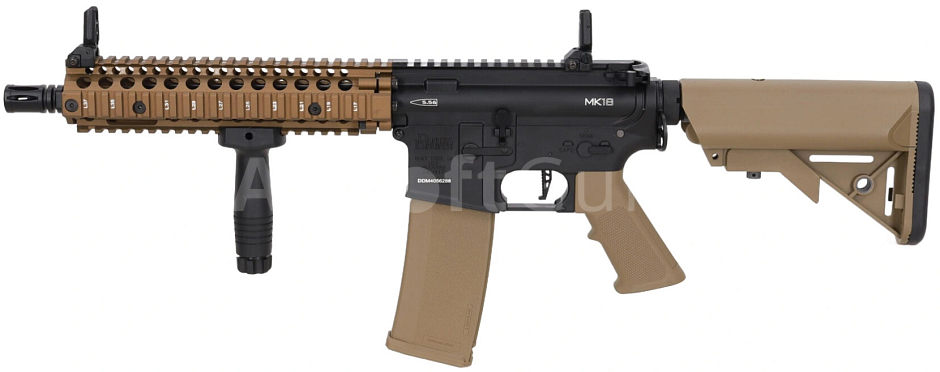 Daniel Defense MK18 SA-P19 Prime BLDC Aster II ETU, Chaos Bronze, Specna Arms